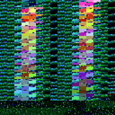 winamp.exe at offset 0xa7200, as 15bpp BGR