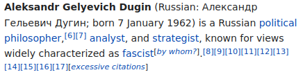 From a Wikipedia page: [by whom?][8][9][10][11][12][13][14][15][16][17][excessive citations]